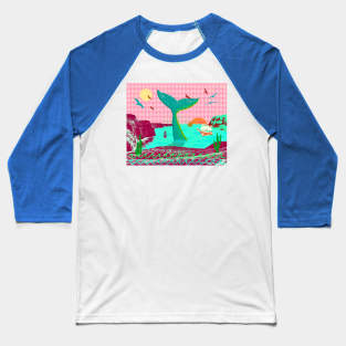 OCEAN WHALE Baseball T-Shirt